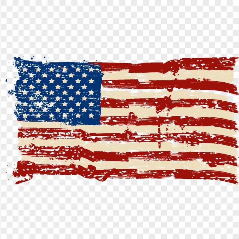 HD Us American Flag Grunge Style