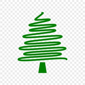 HD Creative Green Christmas Tree Icon PNG