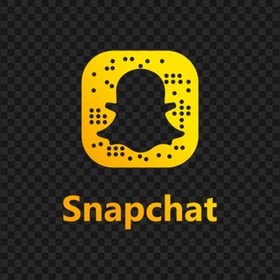 Snapchat Yellow Gradient Outline Logo Code Icon UI SVG PNG Image