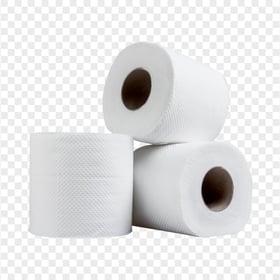 Three Paper Roll Toilet Wc Bathroom Hygiene Object
