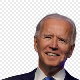 HD Joe Biden Happy Face President Of United States PNG
