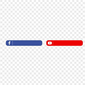 HD Horizontal Facebook & Youtube Lower Thirds PNG