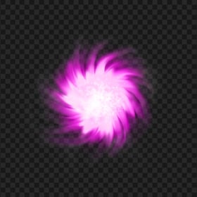 HD Pink Light Energy Ball Effect Transparent PNG
