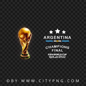 Argentina Final Champions Fifa Qatar World Cup 2022 PNG
