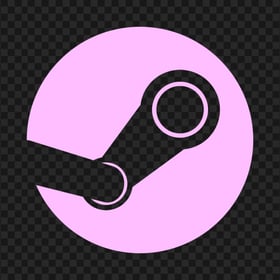 Steam Pink Circle Icon PNG