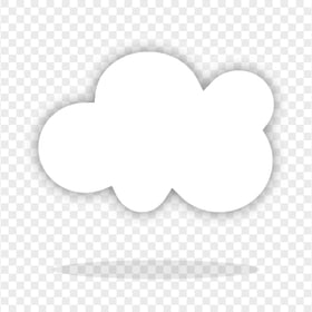 Clipart Cartoon Cloud Icon PNG