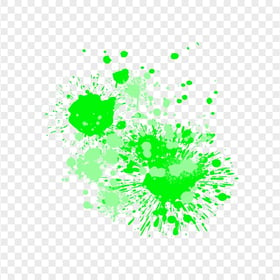 HD Abstract Green Paint Splatter Drop Transparent PNG