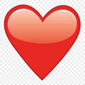 Red Heart Emoji WhatsApp Emoticon Love