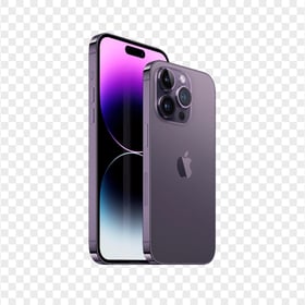 iPhone 14 Pro And Max Deep Purple PNG