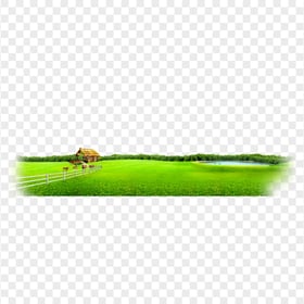 Farm Nature Grass Green Field Lawn Image PNG
