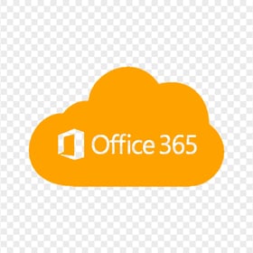 Microsoft Office 365 Cloud Orange Icon PNG