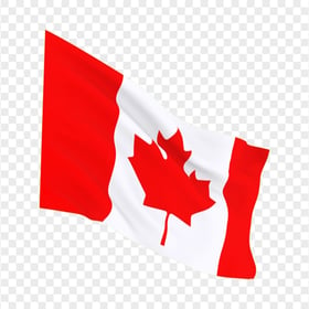 Waving Flag Of Canada Transparent Background