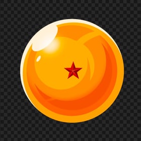 Dragon Ball Z DBZ Crystal Ball 1 Star PNG