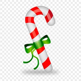 Christmas Illustration Realistic Candy Cane PNG