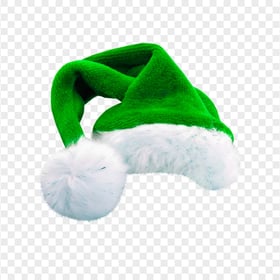 Santa Claus Christmas Green Hat Image PNG