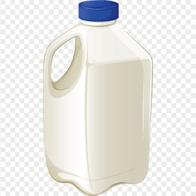 HD Cartoon Milk Liquid Gallon Bottle PNG