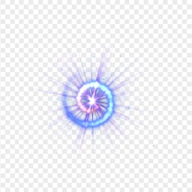HD Purple & Blue Spiral Energy Ball Effect PNG