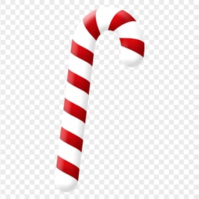 Red & White Christmas Candy Cane PNG