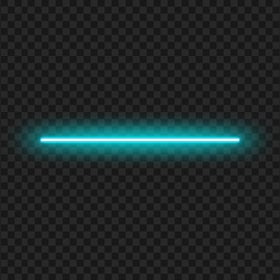 HD Glowing Light Blue Line Neon PNG