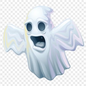 HD Digital Painting Halloween Ghost PNG