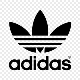 Adidas Trefoil Black Logo PNG Image