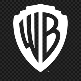 Warner Bros White Logo PNG Image