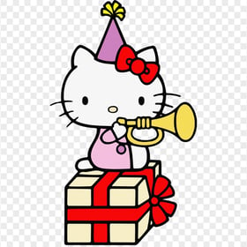 Sweet Hello kitty Gift Box HD Transparent PNG