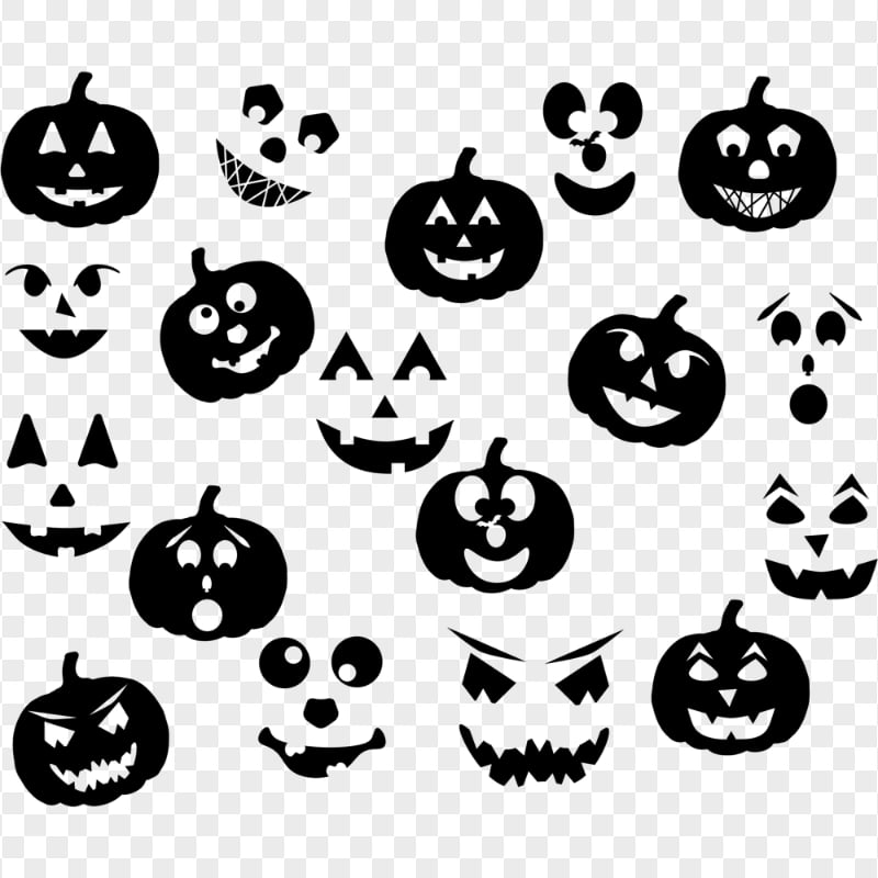 Halloween Horror Pumpkin Ghost Pattern Background