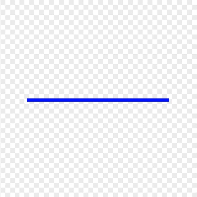 Horizontal Dark Blue Line Transparent Background