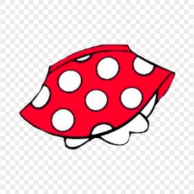 Cartoon Minnie Mouse Red Skirt PNG