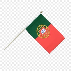HD Portugal Paper Flag Pole PNG