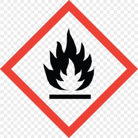 Fire Danger Warning Risk Flammable Safety Sign