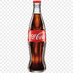 HD Cold Glass Coca Cola Bottle Transparent PNG