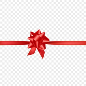 HD Red Ribbon Bow Gifts Decoration PNG
