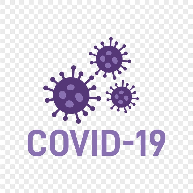 Flat Covid 19 Corona Logo Icon Vector Clipart