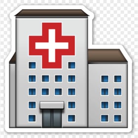 Stickers Of Hospital Clinic Illustration Icon