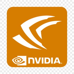 PNG Nvidia Geforce Square Orange Icon