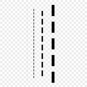 Four Black Dashed Lines PNG Image