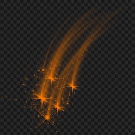 HD Orange Magic Light Effect PNG