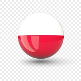 PNG Sphere Poland Flag Icon
