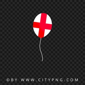 England Flag Balloon HD Transparent PNG