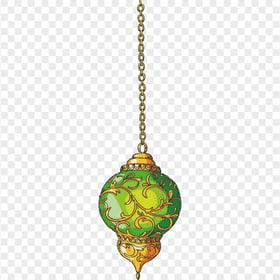 Ramadan Hanging Cartoon Green Lantern Lamp