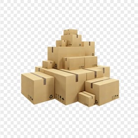 HD Warehouse Cardboards Boxes Packages PNG
