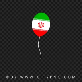 Iran Iranian Flag Balloon Transparent PNG