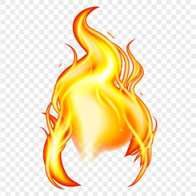 HD Illustration Realistic Fire Flame PNG
