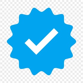 HD Blue Badge Verified Tick Mark PNG