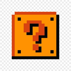 Mario Pixel Mystery Box PNG