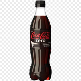 HD Coca Cola Zero Plastic Bottle PNG