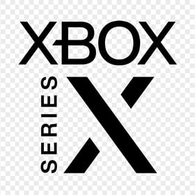 Black Xbox Series X Logo
