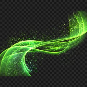 Green Line Light Effect PNG